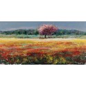 Luigi Florio - "L'albero rosa" high quality print on Canvas or Paper