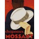 Olsky Chapeaux Mossant, 1928 Quadro Vintage con Stampa Fine Art su Canvas o Carta.