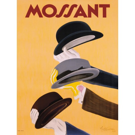 Leonetto Cappiello Mossant, 1938 High quality Print on Canvas or Artistic Paper