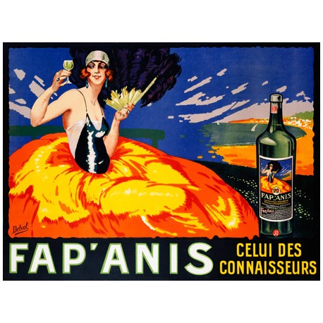 Delval Fap' Anis, ca. 1920-1930 High quality Print on Canvas or Artistic Paper