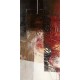 Censini - Paesaggio I Quadro Astratto con Pennellate in Bianco e Nero, Stampa Fine Art su Tela Canvas