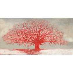 Alessio Aprile Red Tree - Abstract with fantasy and beautyful colors.