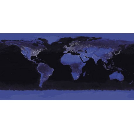 NASA-Earth at Night.Astonishing World view in A Unique Extended Format