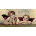 Angels (Madonna Sistina detail), Raffaello.Canvas,Poster or Ready to hang.Different sizes