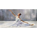 Ballerina, Pierre Benson - high quality artistic print with Classic Dancer in white Dress
