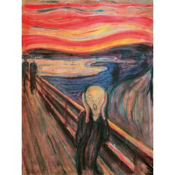 Edvard Munch-The Scream.Stampa Originale ad Altissima Risoluzione del Classico L'Urlo