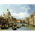 Canaletto-The Entrance to The Grand Canal. Quadro,Canvas o Poster,Stampa HQ in Misure a Scelta per Home Decor