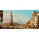 Canaletto.Piazza San Marco Looking South and West-Stampa Museale ad Alta Risoluzione. Supporti e Misure a Scelta