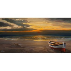 Galasso- Sunset High Resolution Canvas with Matte Retouching Possibilities