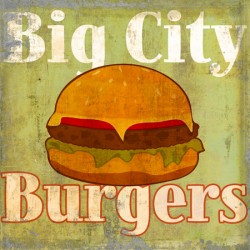 Hamburgers,Skip Teller.Amazing Custom Picture for Kitchens, Breakfast or Dining Room