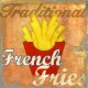 French Fries,Skip Teller-Immagine di Design con classiche patatine su Canvas,Poster o Quadro Finito