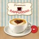 Premium Cappuccino,Skip Teller-Immagine per Home Decor con Misure e Supporti a Scelta