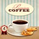 Premium Coffee,Skip Teller-Immagine per Home Decor con Misure e Supporti a Scelta
