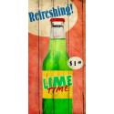 Skip Teller-Refreshing!,Quadro Pop con Immagine di Bibita al limone su Tela Canvas, Art Poster o Quadro finito
